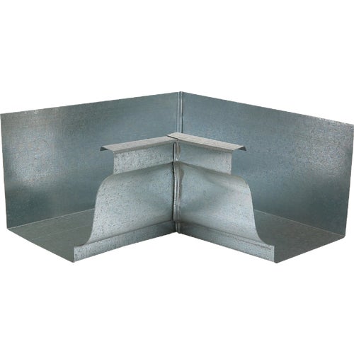 15201 Amerimax 4 In. Galvanized Steel Mitre Gutter Inside Corner