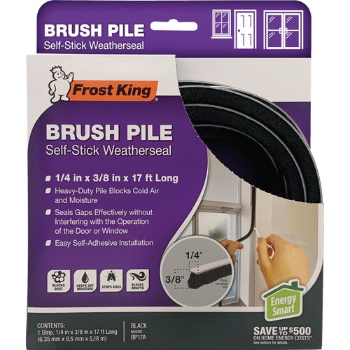 BP17A Frost King Self Stick Weatherstrip Pile