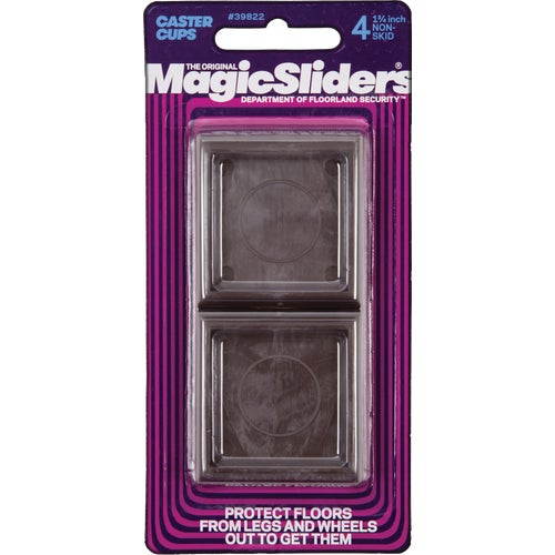 39822 Magic Sliders Square Non-Skid Furniture Leg Cup