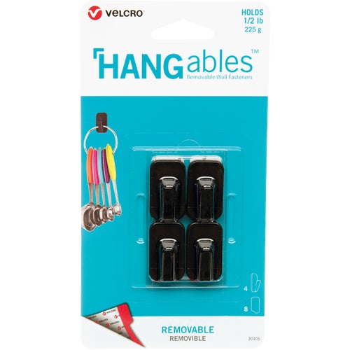 VEL-30105-USA VELCRO Brand Hangables Adhesive Backing Hook & Loop Hook