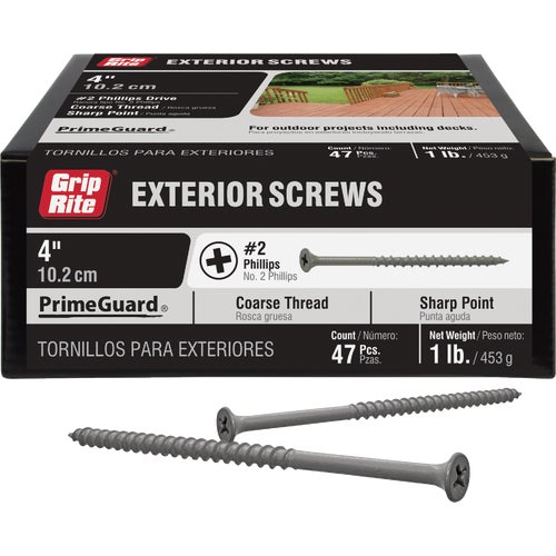 PTN4S1 Grip-Rite PrimeGuard Ten Phillips Deck Screws