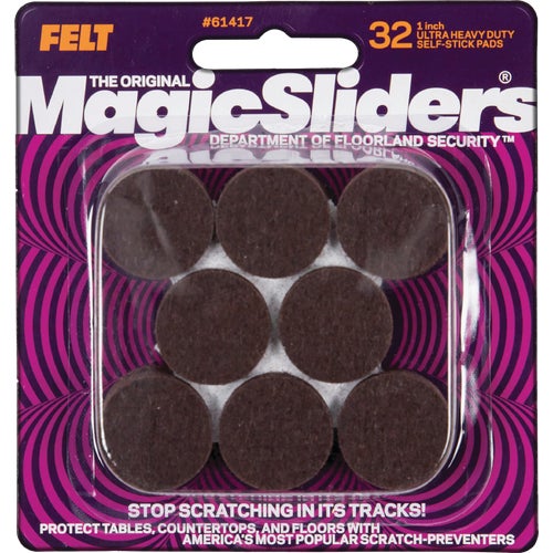 61417 Magic Sliders Self Adhesive Felt Furniture Pad