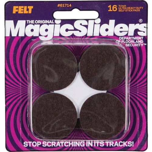 61714 Magic Sliders Self Adhesive Felt Furniture Pad