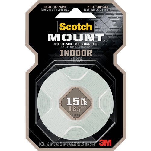 110H Scotch-Mount White Indoor Double-Sided Mounting Tape