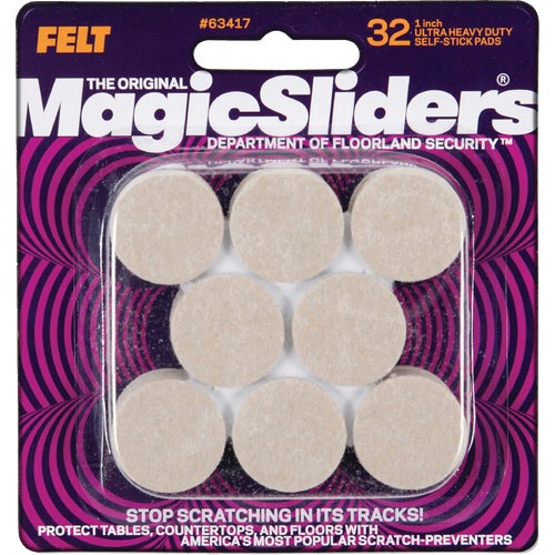 63417 Magic Sliders Self Adhesive Felt Furniture Pad