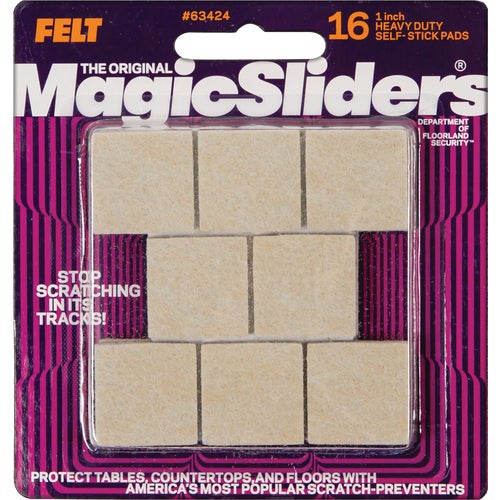 63424 Magic Sliders Self Adhesive Felt Furniture Pad