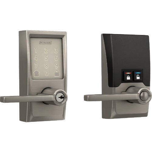 FE789WBVCEN619LAT Schlage Encode Smart WiFi Privacy Door Lever Lockset