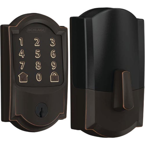 BE489WB V CAM 716 Schlage Encode WiFi Enabled Single Cylinder Electronic Deadbolt