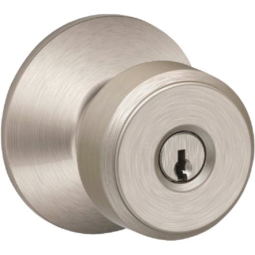 F51ABWE619 Schlage F Series Bowery Entry Door Knob Lockset