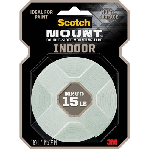 314H-MED Scotch-Mount White Indoor Double-Sided Mounting Tape