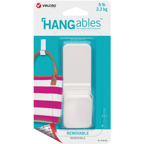 VEL-30140-USA VELCRO Brand Hangables Adhesive Backing Hook & Loop Hook