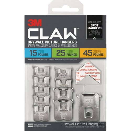 3PHKITM-10ES 3M Claw Drywall Picture Hanger Variety Pack