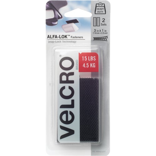 VEL-30642-USA VELCRO Brand Alfa-Lok Hook & Loop Strip