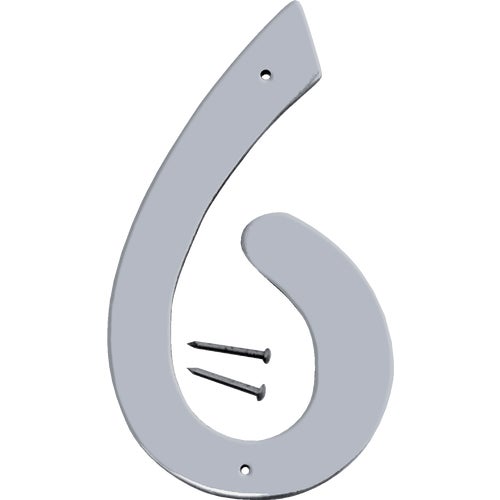 SN-40/6 Midwest Fastener Hy-Ko Satin Nickel House Number