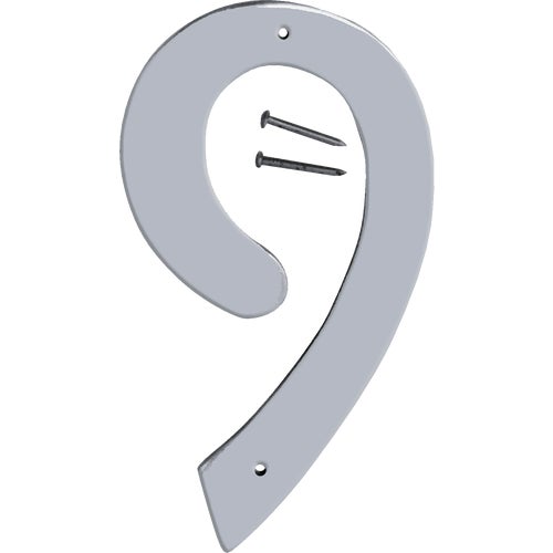 SN-40/9 Midwest Fastener Hy-Ko Satin Nickel House Number