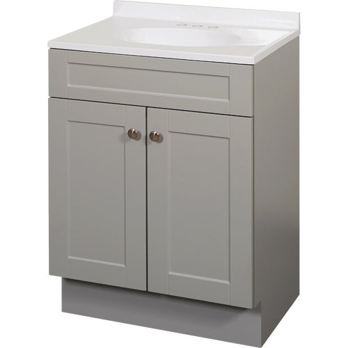 SBC24GY Zenith Zenna Home Shaker Vanity with Top