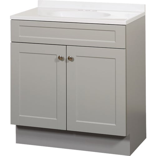 SBC30GY Zenith Zenna Home Shaker Vanity with Top