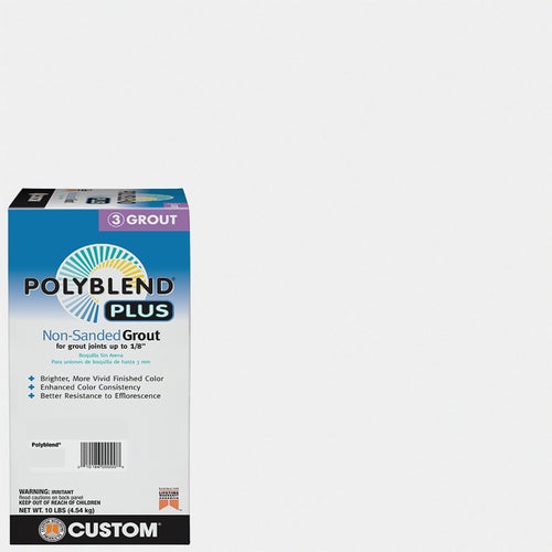 PBPG64010 Custom Building Products PolyBlend PLUS Non-Sanded Tile Grout