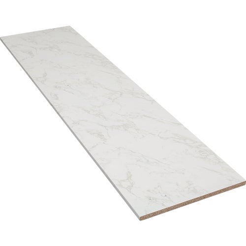 160443 VT Industries Stretta Laminate White Marble Countertop