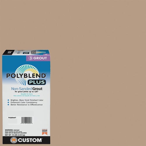 PBPG38010 Custom Building Products PolyBlend PLUS Non-Sanded Tile Grout