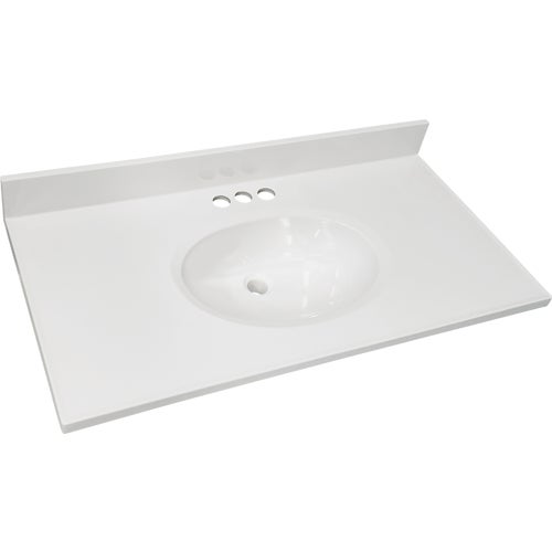 OB6122DB330 CraftMark High Gloss Round Bowl Vanity Top