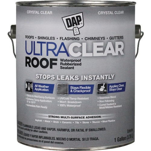 18397 Dap Ultra Clear Waterproof Rubberized Roof Sealant