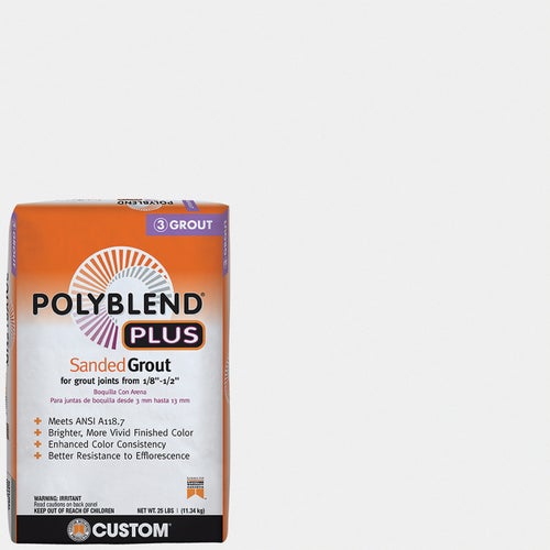 PBPG64025 Custom Building Products PolyBlend PLUS Sanded Tile Grout