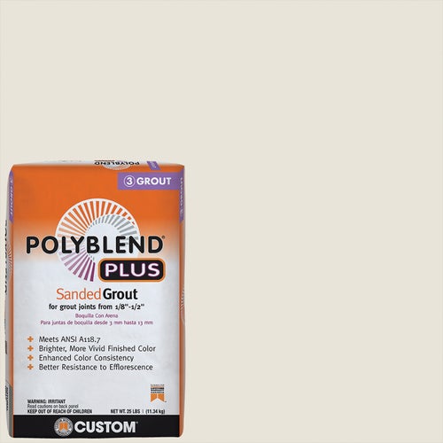 PBPG38125 Custom Building Products PolyBlend PLUS Sanded Tile Grout