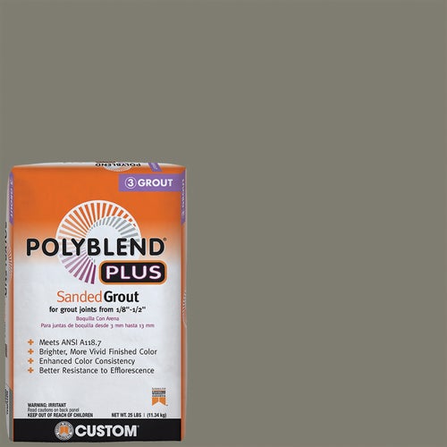 PBPG0925 Custom Building Products PolyBlend PLUS Sanded Tile Grout