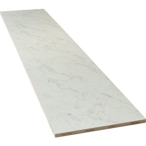 160449 VT Industries Stretta Laminate White Marble Countertop