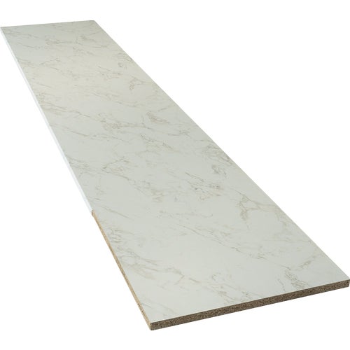 160448 VT Industries Stretta Laminate White Marble Countertop