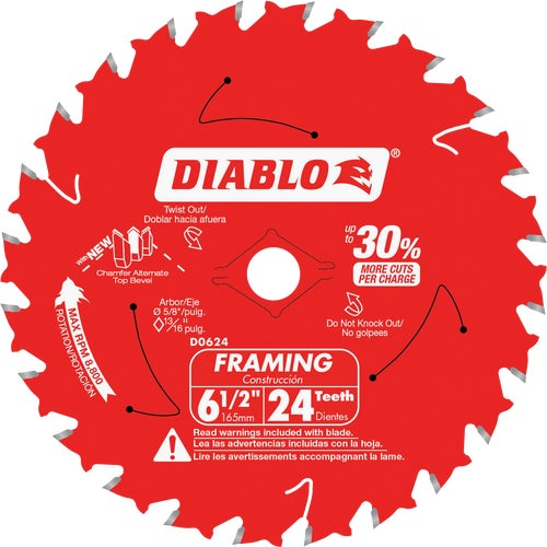 D0624X3 Diablo Framing Circular Saw Blade