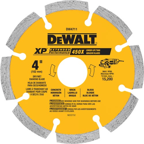 DW4711T DeWalt XP Segmented Diamond Blade