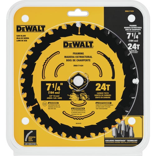 DWA271424 DEWALT ToughTrack Circular Saw Blade