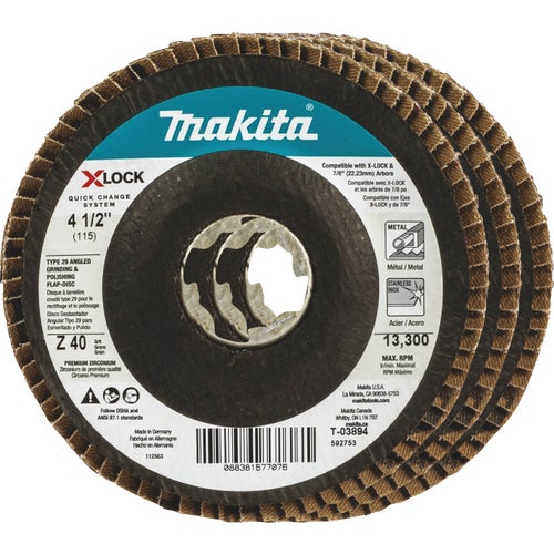 T-03894-3 Makita Type 29 Flap Sanding Wheel