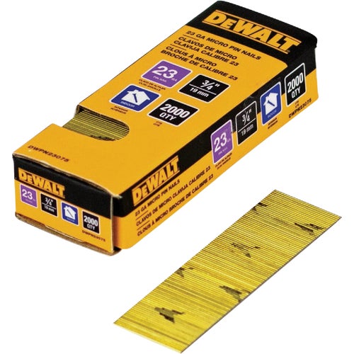 DWPN23075 DEWALT 23-Gauge Collated Pin Nails