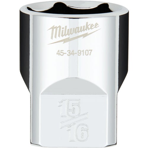 45-34-9107 Milwaukee 1/2 In. Drive Socket w/FOUR FLAT Sides