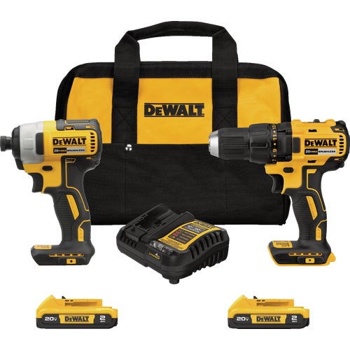 DCK277D2 DEWALT 20V MAX Brushless Drill/Driver & Impact Driver Combo Kit