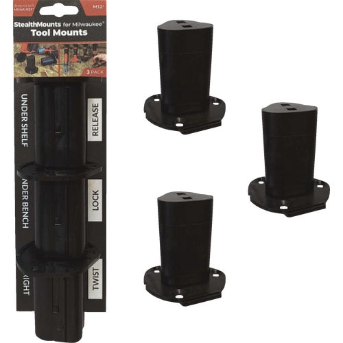 TM-MW12-BLK-3 StealthMounts Tool Mounts