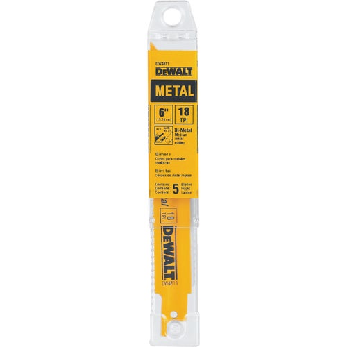 DW4811 DEWALT Straight Reciprocating Saw Blade