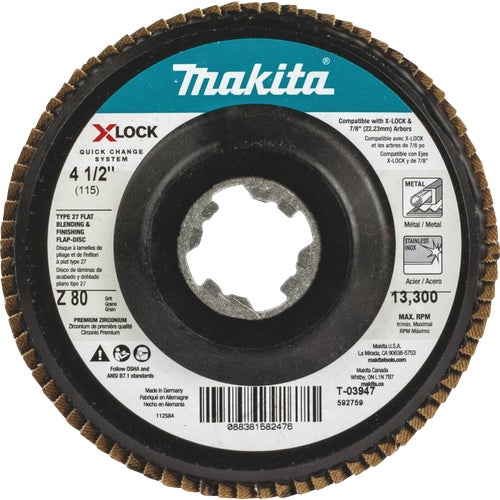 T-03947 Makita Type 27 Flap Sanding Wheel