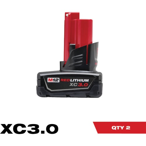 48-11-2412 Milwaukee M12 REDLITHIUM XC Li-Ion Tool Battery