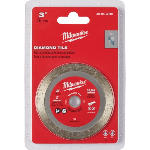 49-94-3010 Milwaukee Tile Diamond Blade