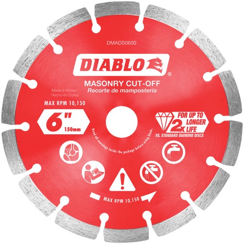 DMADS0600 Diablo Segmented Diamond Blade