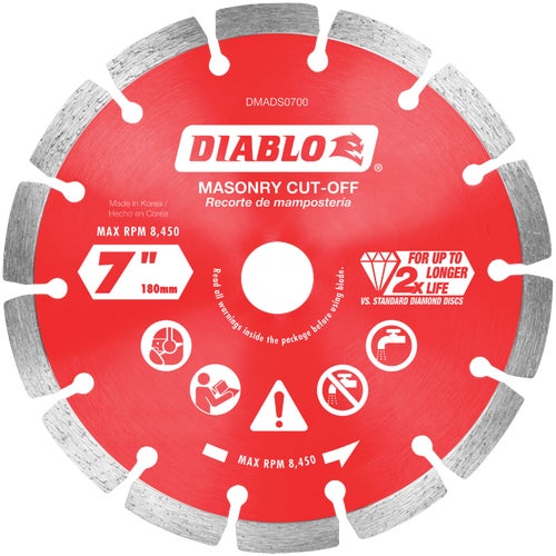 DMADS0700 Diablo Segmented Diamond Blade