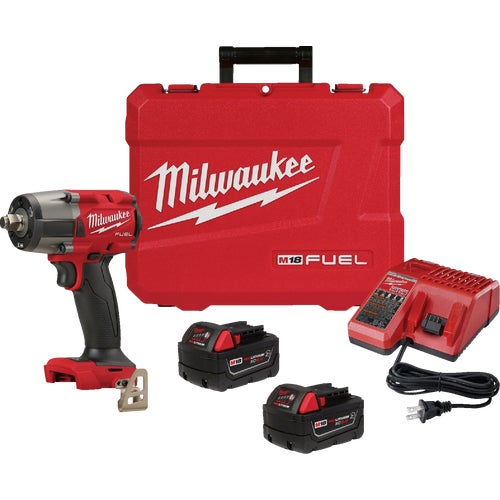 2962-22R Milwaukee M18 FUEL 1/2 In. Mid-Torque Impact Wrench w/Friction Ring Kit