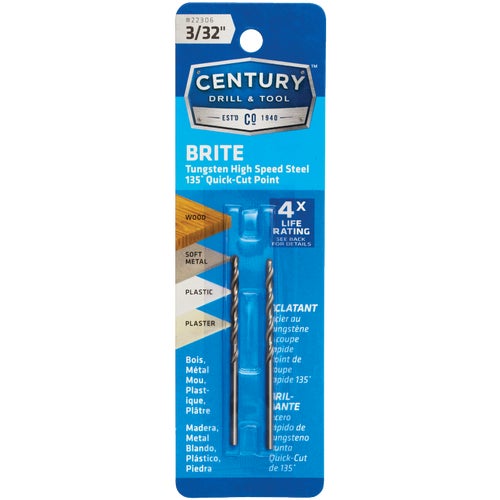 22306 Century Drill & Tool Brite Drill Bit