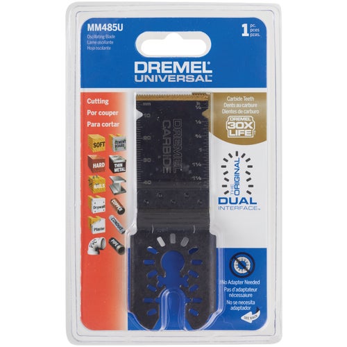 MM485U Dremel Universal Carbide Flush Cut Oscillating Blade