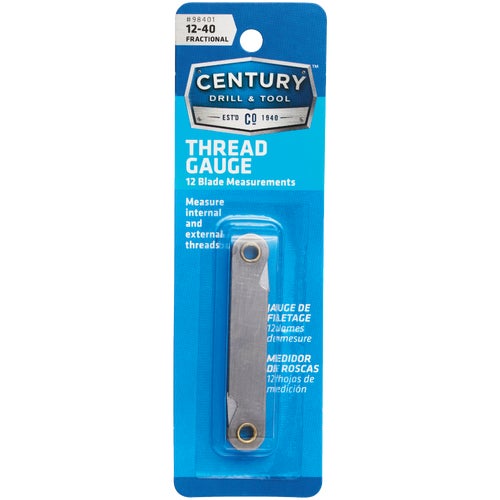 98401 Century Drill & Tool Screw Pitch Gauge