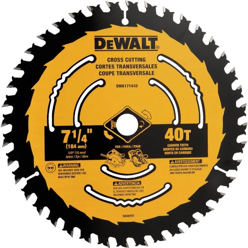 DWA171440B10 DEWALT 40-Tooth Circular Saw Blade (10-Pack)